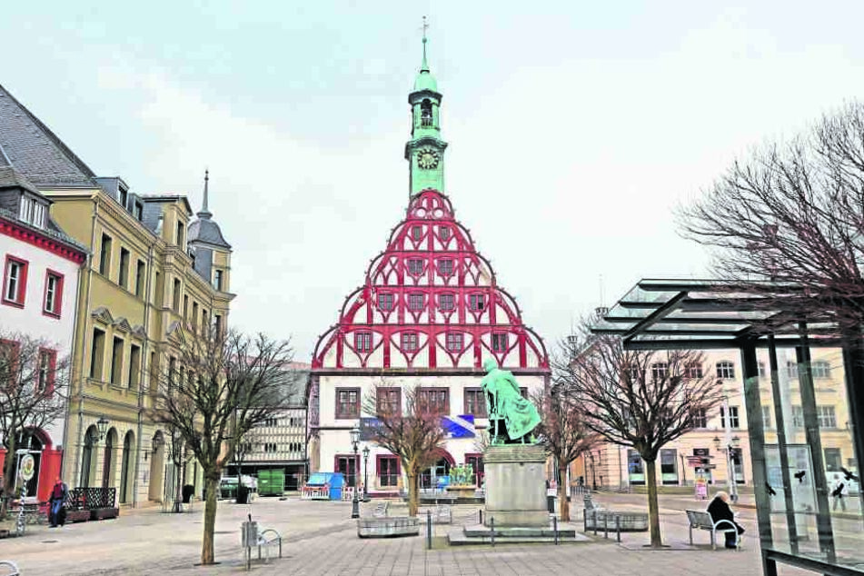 Das Zwickauer Gewandhaus wird für rund 15 Millionen Euro saniert.