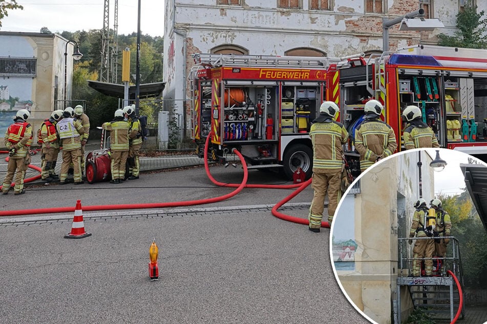 Dresden: Brand in Trafostation! Brandstifter steigen in Häuschen und legen Feuer