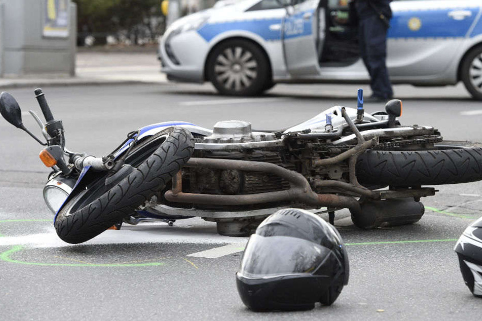 Am Wochenende kam es zu mehrere schweren Motorradunfällen. (Symbolbild)