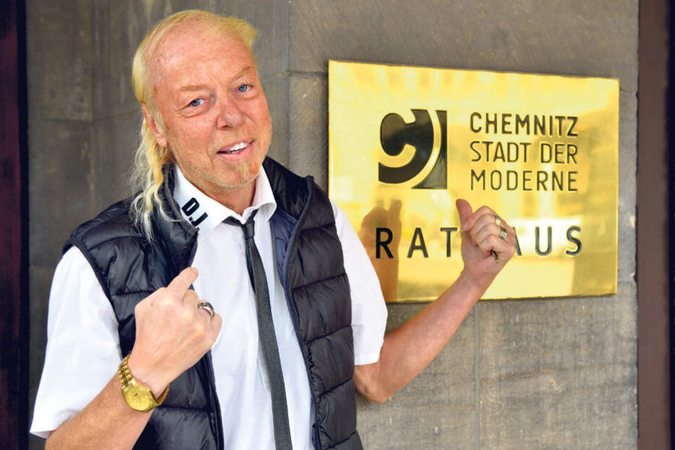 Jens-Uwe Jahn (57) braucht als Einzelkandidat 200 Unterstützer.