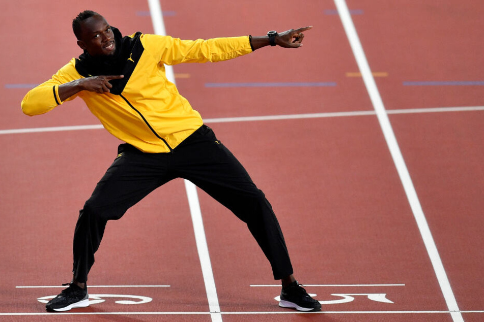 Läufer Usain Bolt im August 2017 im Olympiastadion in London.