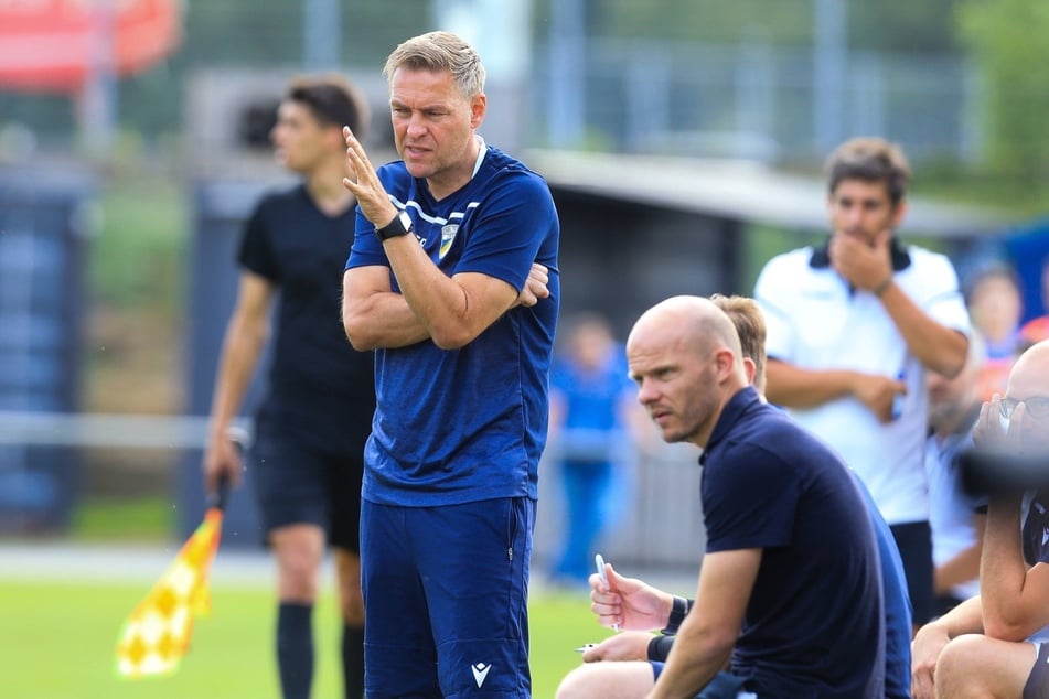 FCC-Trainer Dirk Kunert (52, l.) und Sportdirektor Tobias Werner (35, r.).