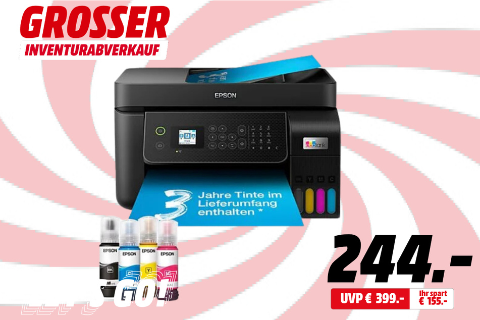 Epson-Drucker für 244 statt 399 Euro.