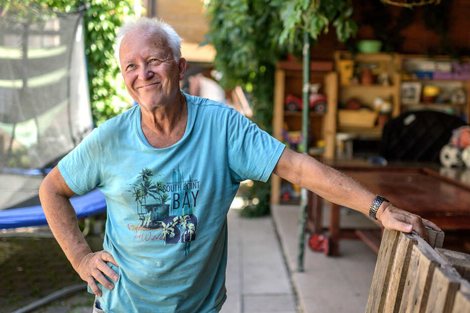 Klaus Schnabel arbeitet mit 68 Jahren im Zentrum "Querbeet" am Rosenplatz - und fühlt sich richtig gut.
