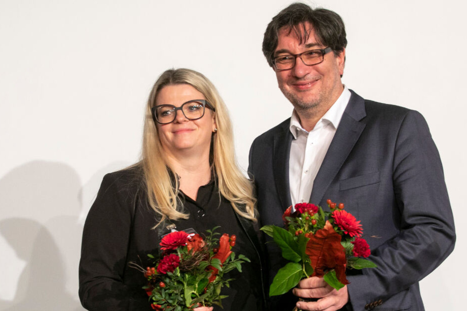 Susanne Schaper (41) und Stefan Hartmann (51) holten als gleichberechtigte Partei-Chefs mehr als 60 Prozent.