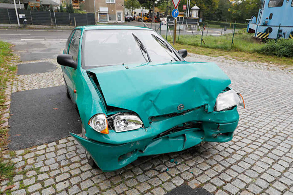 Der abgehauene Unfallfahrer parkte seinen Suzuki Swift in einer Nebenstraße.