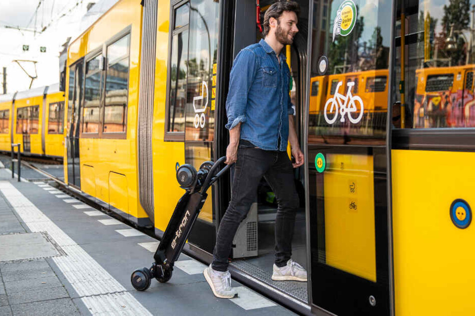 Der E-Scooter von Audi soll eine sportliche Alternative zu den klassischen Fahrzeugen sein.