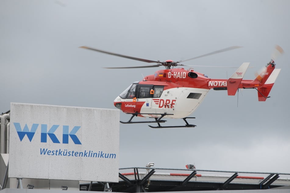 Dorothea Fading wurde mit einem Hubschrauber in die WKK Klinik nach Hamburg gebracht.