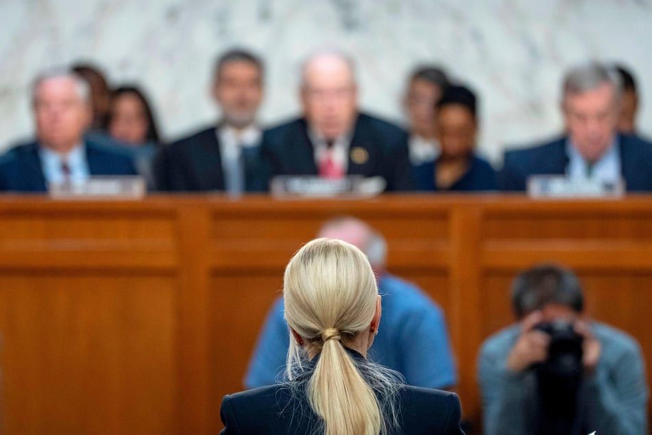 Attorney General Pam Bondi testifies during a Senate Judiciary oversight hearing on the Department of Justice at the US Capitol in Washington DC on October 7, 2025.