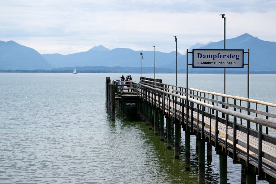 Die Boote gerieten auf dem Chiemsee in Seenot.