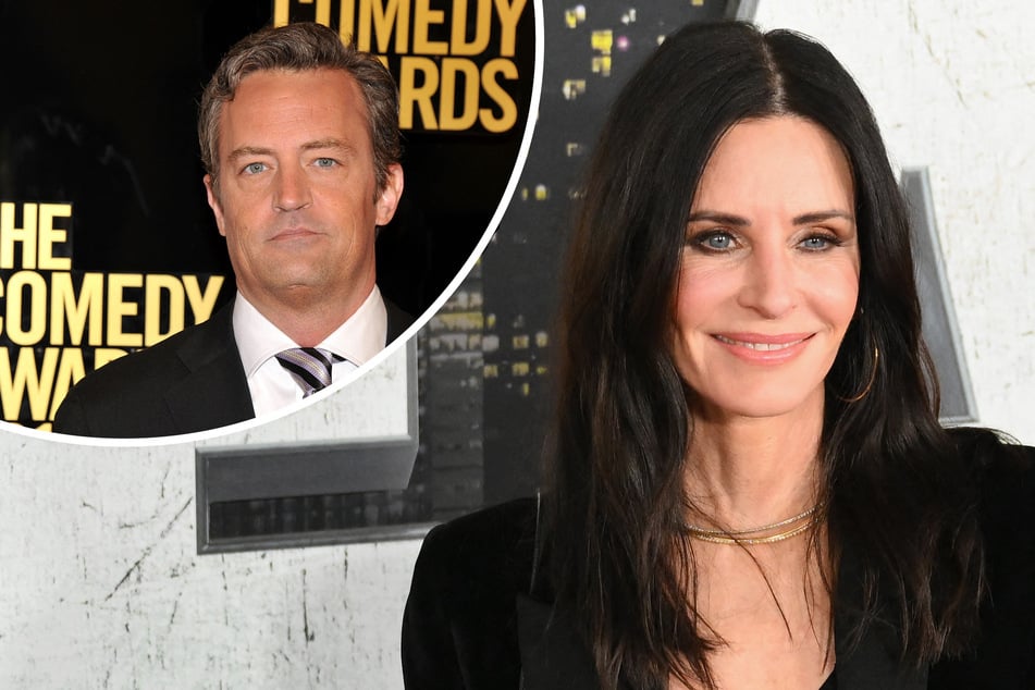 Courtney Cox wird regelmäßig von totem Matthew Perry besucht