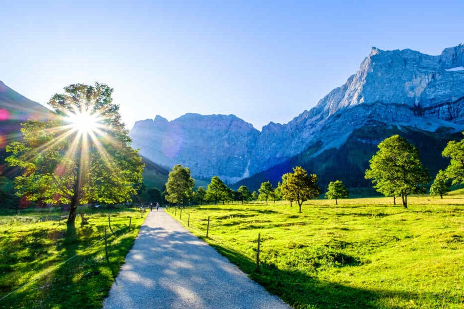 Sonnige Aussichten am Wochenende.