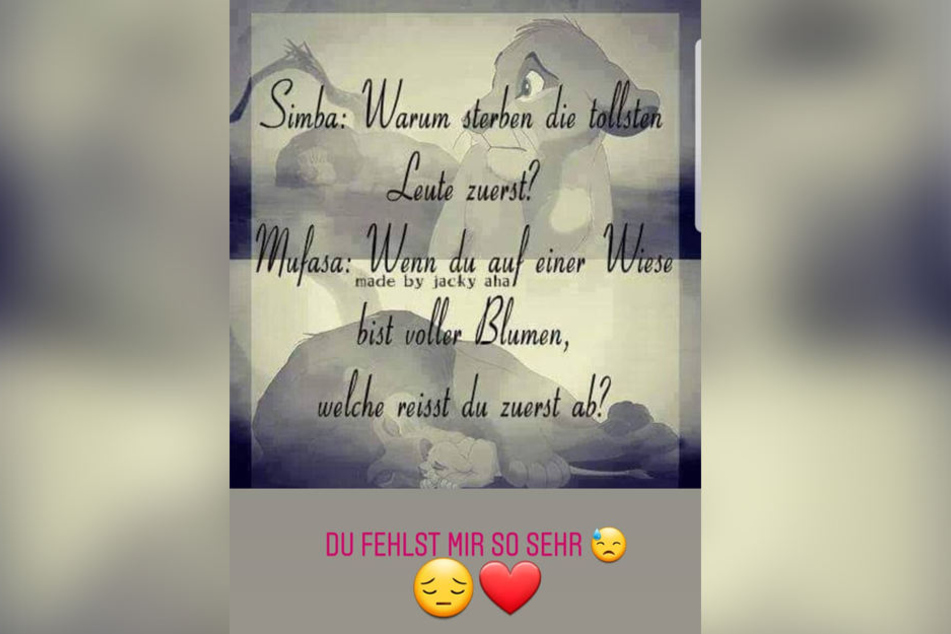 Mit diesem emotionalen Post erinnert Daniela an ihren Jens.