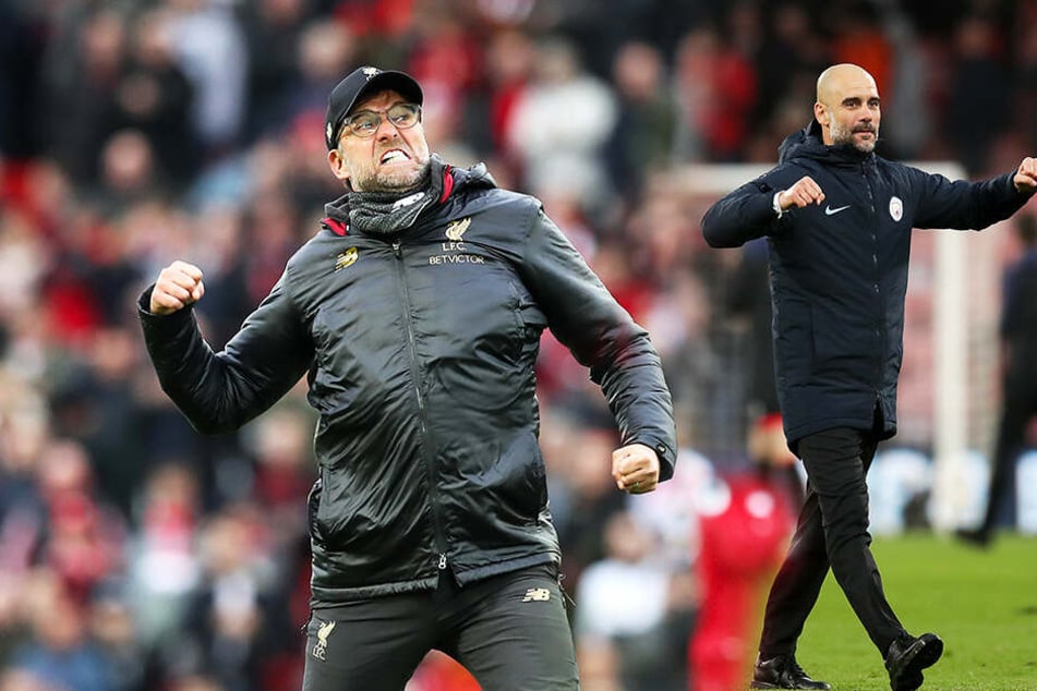 Jürgen Klopp (l.) oder "Pep" Guardiola: Einer der beiden Erfolgstrainer wird mit seinem Team Meister. (Bildmontage)