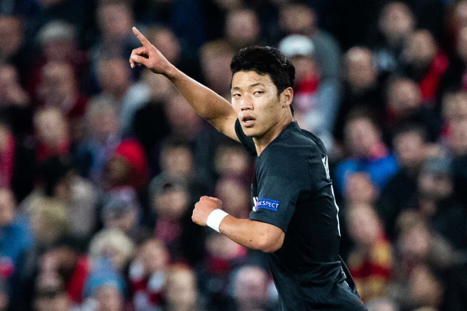 Hee-chan Hwang trumpft bei RB Salzburg groß auf.