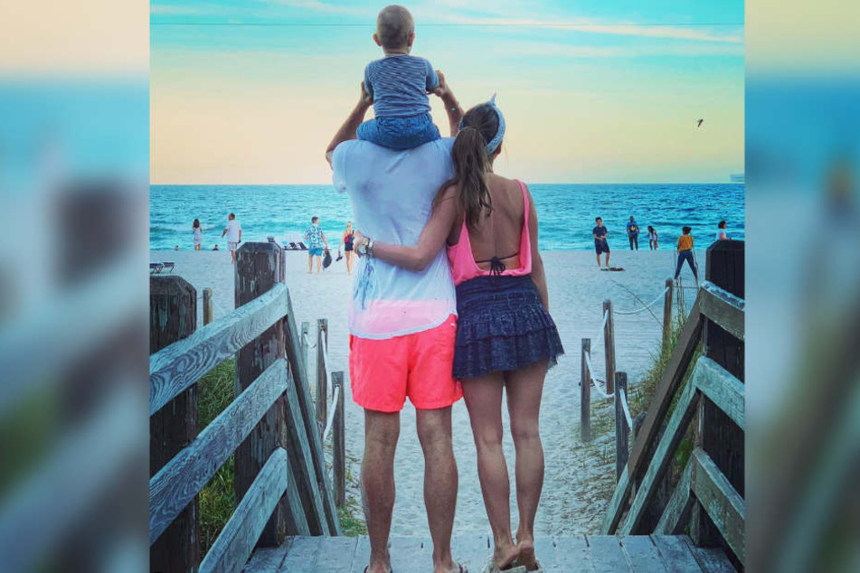 Familie Carpendale genießt ihren Urlaub in Florida.