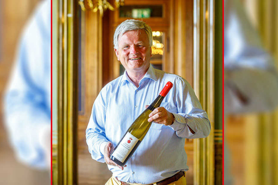 Georg Prinz zur Lippe hat zum Jubiläum einen limitierten Schlössernacht-Weißwein aufgelegt.