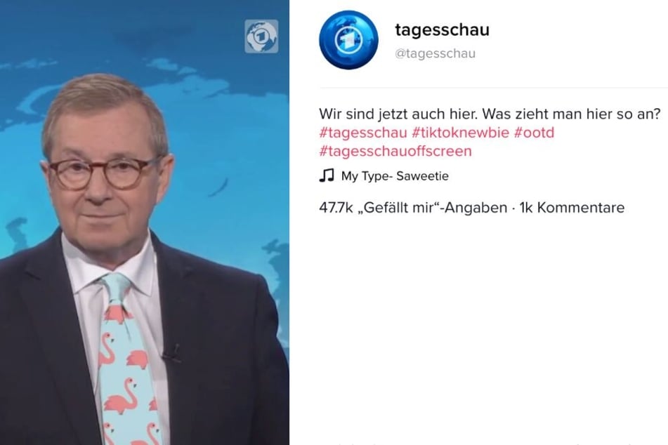 Am Mittwoch ging das erste TikTok-Video der Tagesschau online.