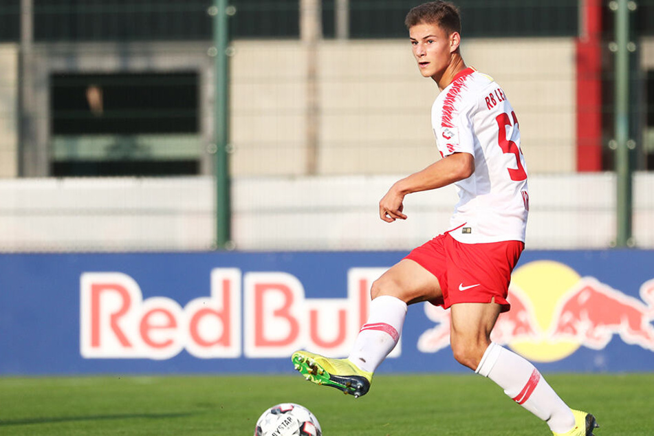 Tom Krauß drehte die Partie mit einem Doppelpack zugunsten von RB Leipzig.