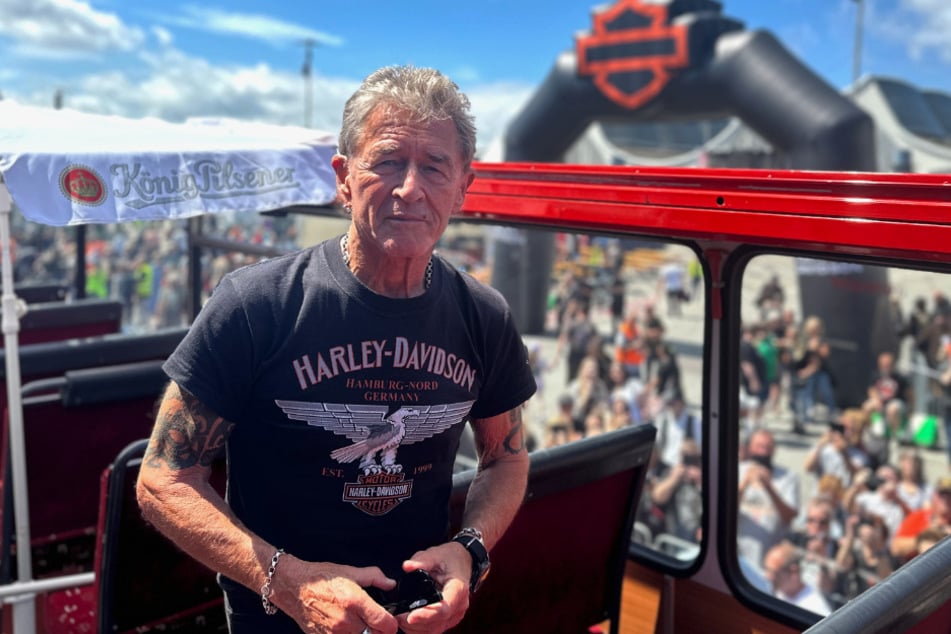 Peter Maffay (75) bei den Harley Days am Hamburger Großmarkt.