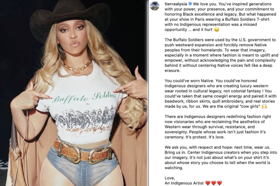 Beyoncé bekam in den sozialen Medien massiven Gegenwind wegen ihres T-Shirts.