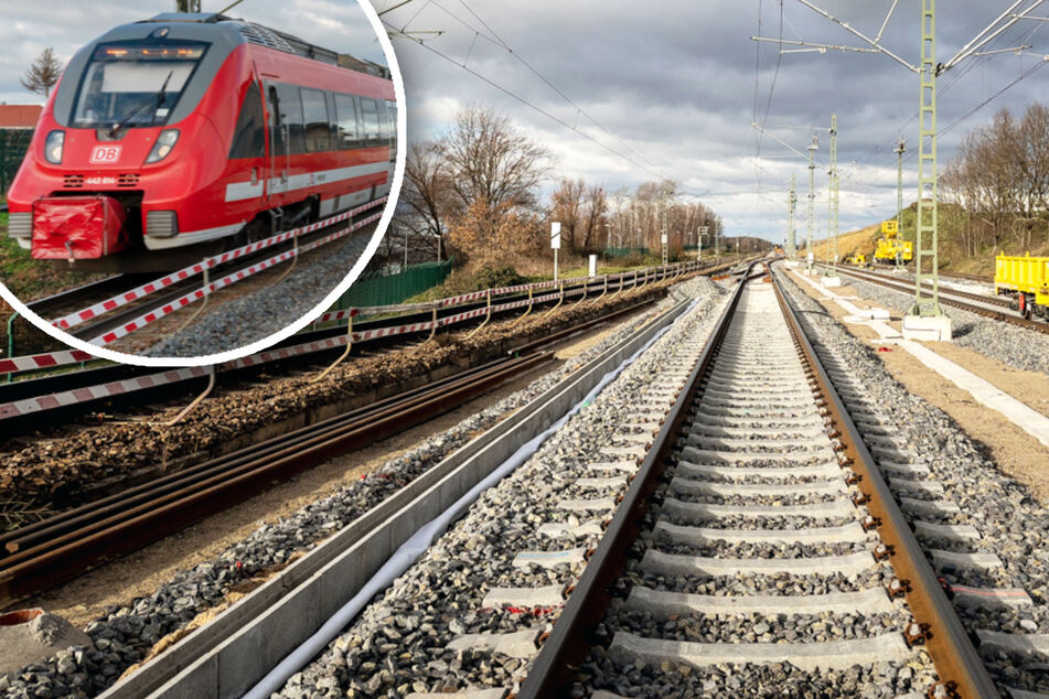 High-Speed zwischen Dresden und Leipzig: Deutsche Bahn stellt neues Gleis fertig