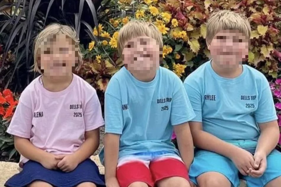 V.l.n.r.: Alena Ellen (†7), Connor Liam (†9) und Rylee Levi (†10). Sie starben bei einem verheerenden Brand.