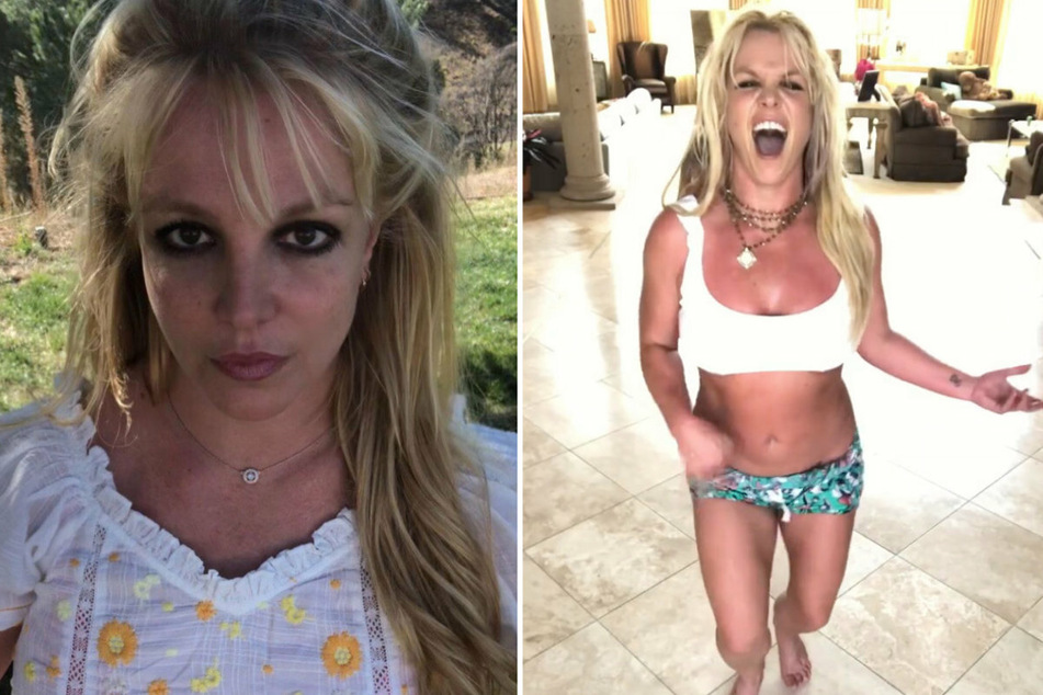 Britney made her return to Instagram with two videos and photos from her "weekend getaway."