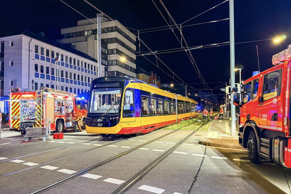Der Unfall ereignete sich an der Haltestelle Augartenstraße.