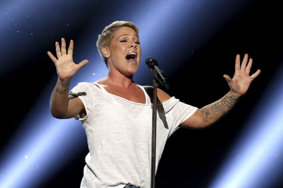 Pink bei den 60. Grammy Awards in New York.