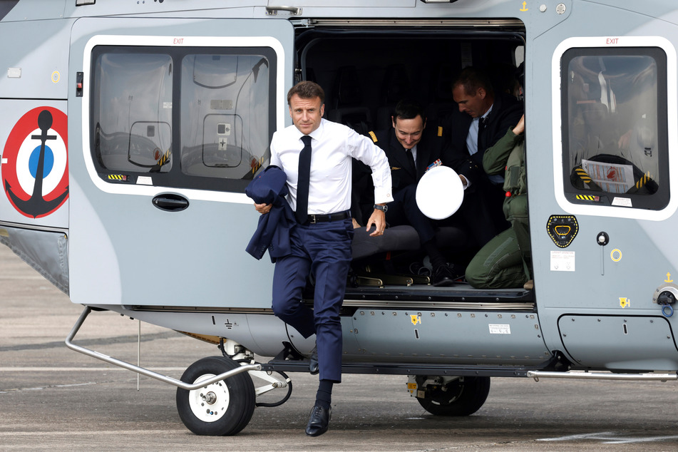Frankreichs Präsident Emmanuel Macron (45) bestätigte den EInsatz der Flugabwehrsysteme.