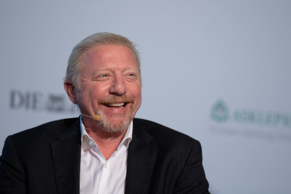 Boris Becker am Dienstag bei der "Zeit" in Hamburg.