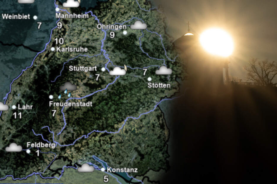 So wird das Wetter in Baden-Württemberg. (Symbolbild)