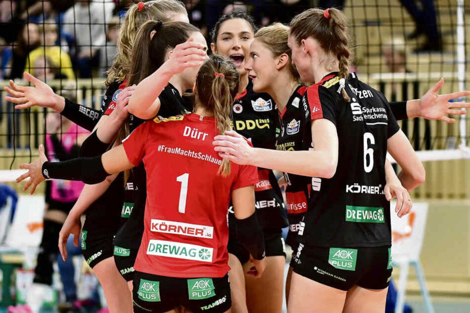 Die DSC-Schmetterlinge feierten in Wiesbaden den siebten Sieg in Folge.