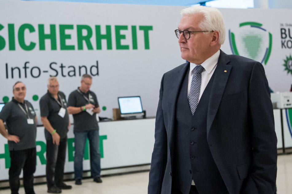 Bundespräsident Frank-Walter Steinmeier beim Bundeskongress der Gewerkschaft der Polizei.