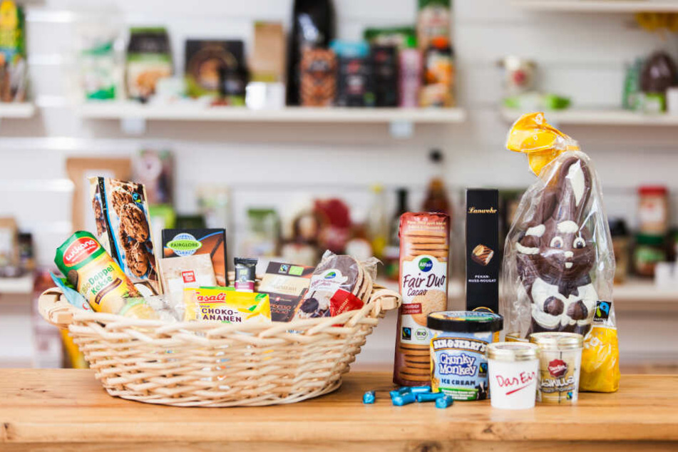 So bunt, süß und lecker sieht das Süßigkeiten-Sortiment mit Fairtrade-Logo aus!