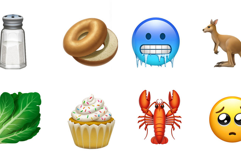 Einige der neuen Emojis.