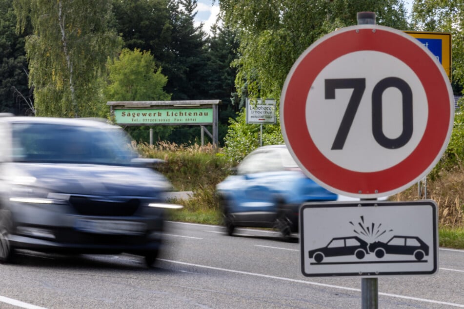 Unfallserie in Mittelsachsen: Hier steht jetzt ein Tempo-70-Schild