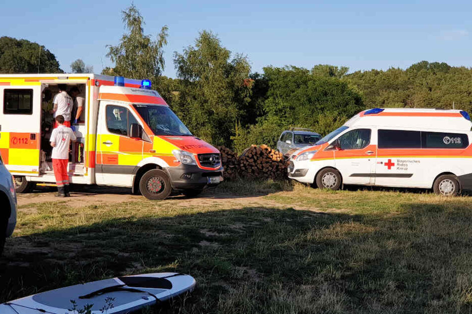 An einem Badesee in Bayern ist es zu einem dramatischen Zwischenfall gekommen.