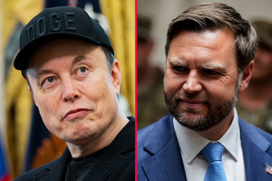 Vice President JD Vance (r.) slammed tech billionaire Elon Musk for trying to start a third party.