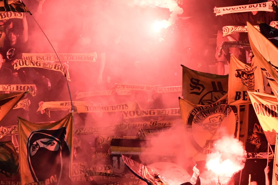 Während des Cup-Spiels von Young Boys Bern wurden fünf Personen durch Pyrotechnik verletzt. (Archivbild)