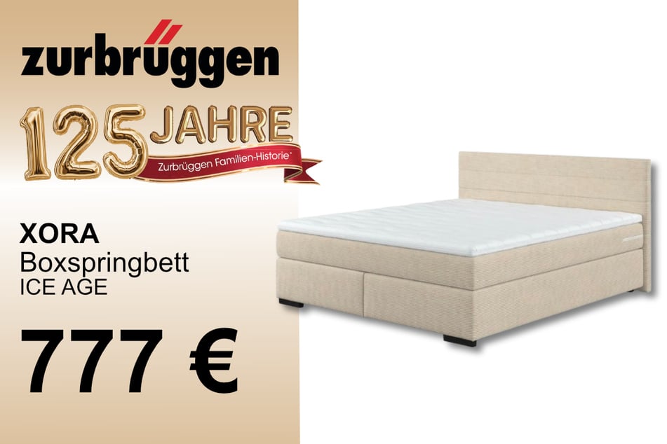 Das XORA Boxspringbett für 777 Euro.