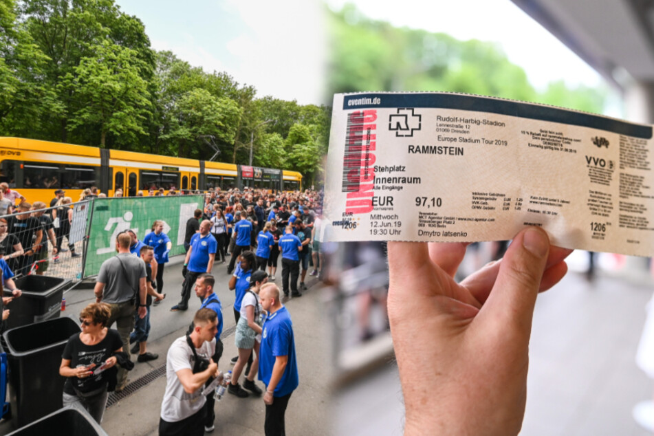 Bei Großveranstaltungen in Dresden geht kaum etwas ohne die DVB. Meist sind die Konzertkarten ohnehin "Kombitickets". Die Grünen wollen das möglichst stadtweit verbindlich machen.