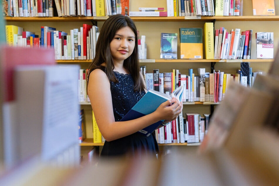 Bücher sind die große Leidenschaft der elfjährigen Lina Heider aus Bonn.