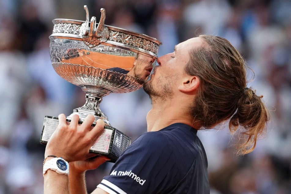 Zverev gab im Finale der French Open alles und gewann.