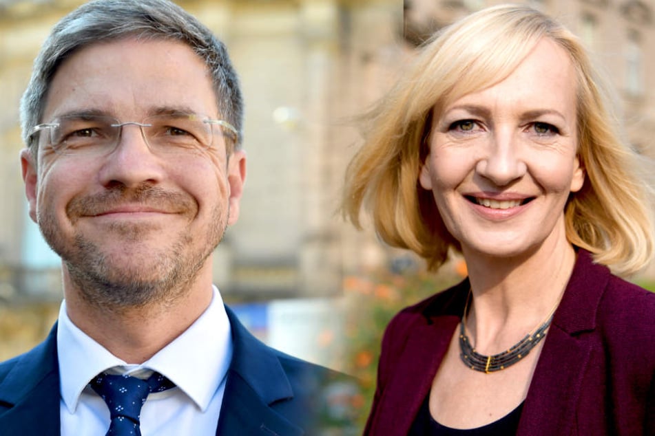 Mike Schubert (SPD) und Martina Trauth wollen das Oberbürgermeisteramt in Potsdam.