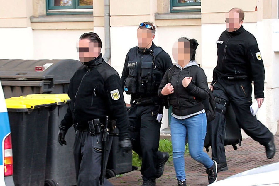 In Chemnitz stürmten die Beamten ein Bordell an der Margaretenstraße.