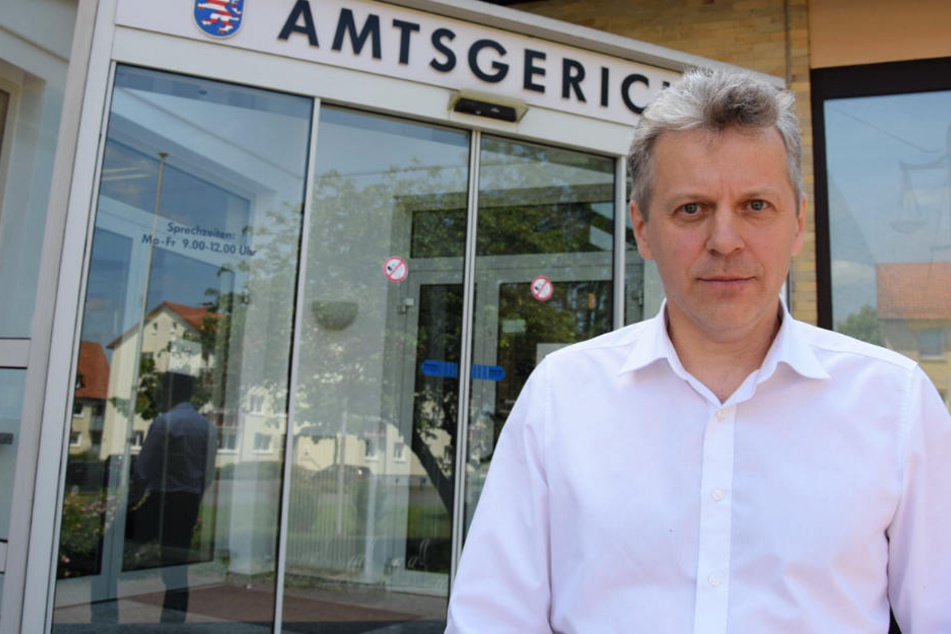Artur Klose vor dem Amtsgericht in Hofgeismar – das Verfahren gegen ihn wurde eingestellt.