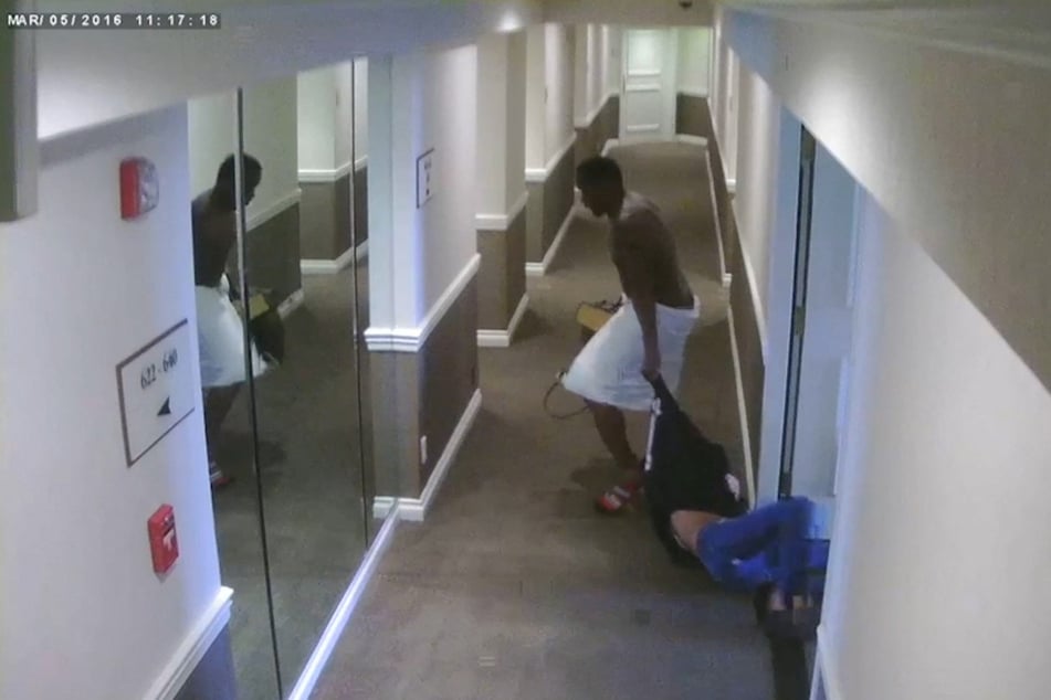 In a graphic hotel surveillance clip from March 2016 shown to jurors, Sean Combs is seen brutally beating and dragging Cassie Ventura down a hallway.