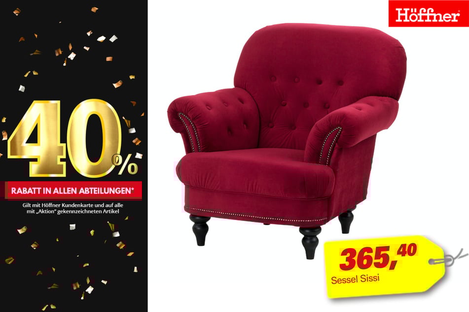 Sessel Sissi
für 365,40 Euro